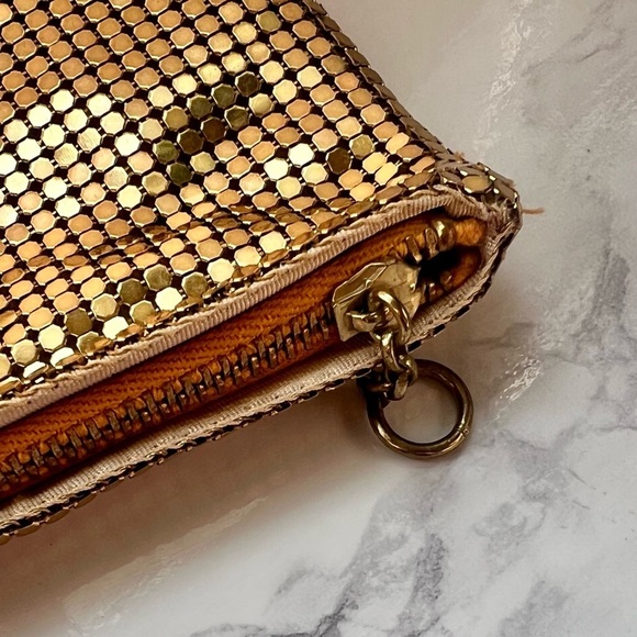 Vintage Duramesh Fifth Avenue Gold Mesh Mirror Ball Clutch Purse 1940s - Picture 5 of 8